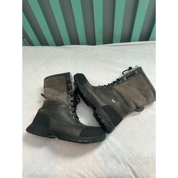 UGG BUTTE MEN WINTER BOOTS LEATHER METAL US 10